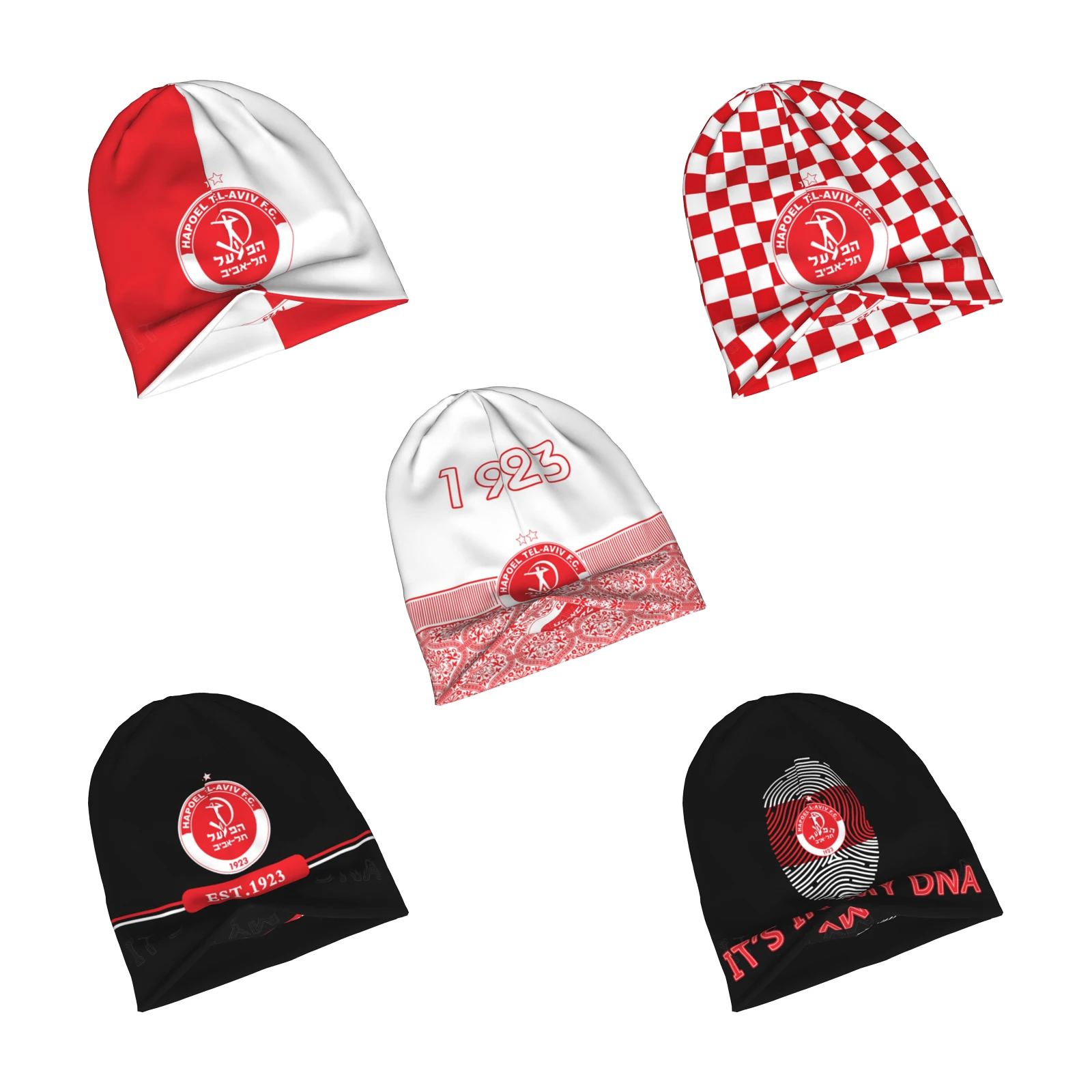 

Israel Hapoel Tel Aviv Fc Men's Printed Knit Hat Beanie Hat Daily Skull Cap Beanie Cap