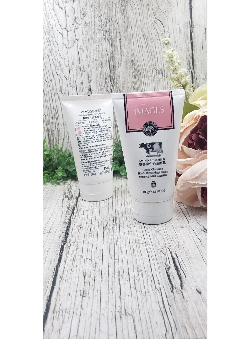 IMAGES Пенка для умывания с молочными протеинами Beauty Amino Acid Milk Cleanser 100 гр. |