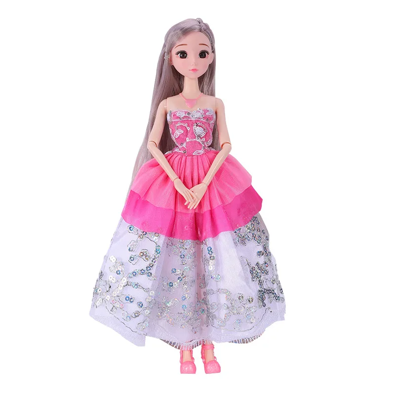 35 см пение принцесса кукла для девочки BJD Соединенные модные игрушки одеваются