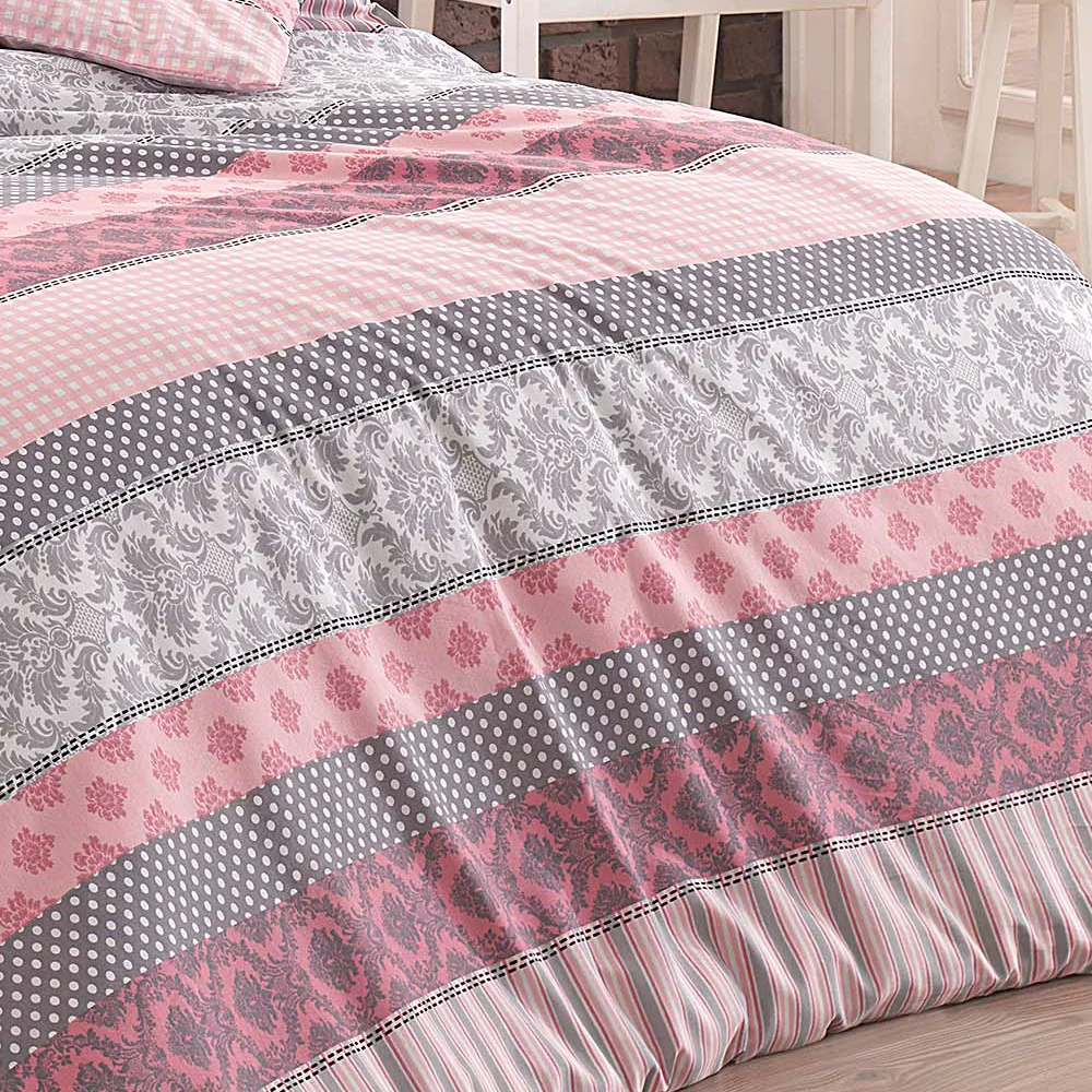 Комплект постельного белья Lady Moda | Роскошный комплект Beril Ranforce Twin/Full/Queen/King Size 3/4/5