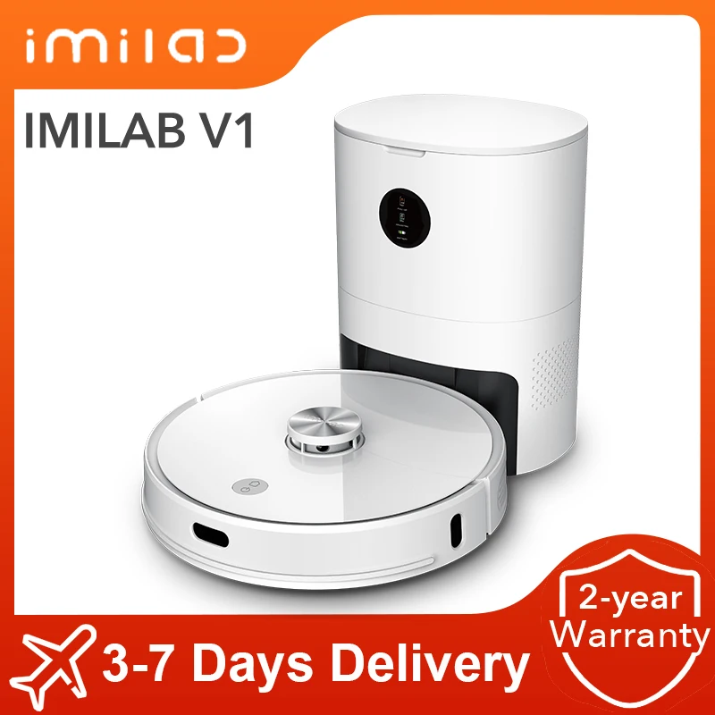 Умный робот-пылесос IMILAB V1 устройство для сбора пыли дезинфекция лазерная