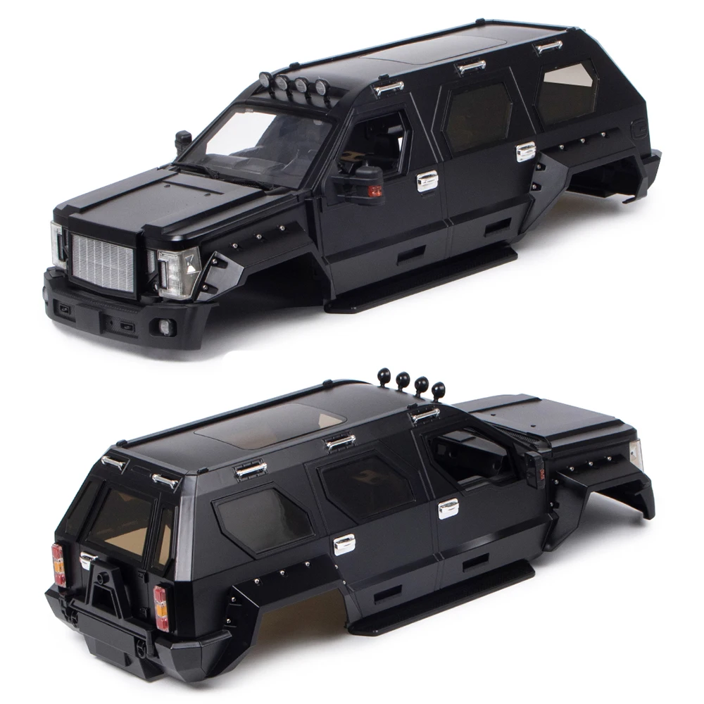

324mm Wheelbase G.PATTON GX Hard Body Kit George Patton Shell for 1/10 RC Crawler Car TRX4 Axial SCX10 Frame Upgrade