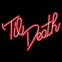til death led neon sign wall decor customize text for baby game art home shop party high quality acrylic brightness light
