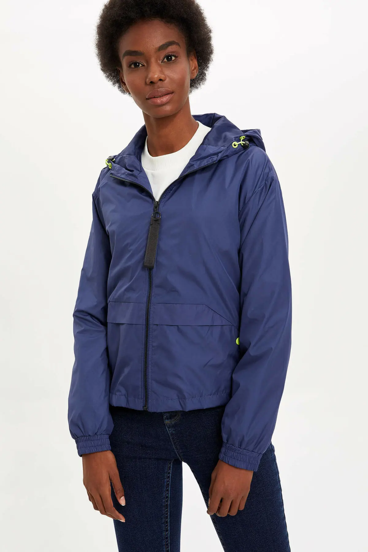 Дефакто повседневные женские спортивные пальто с капюшоном Женские