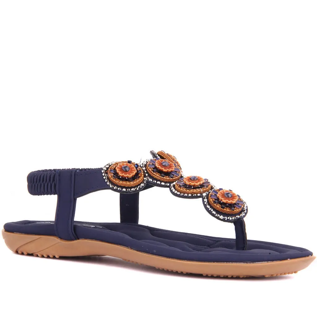 Guja-женские сандалии темно-синего цвета | Обувь