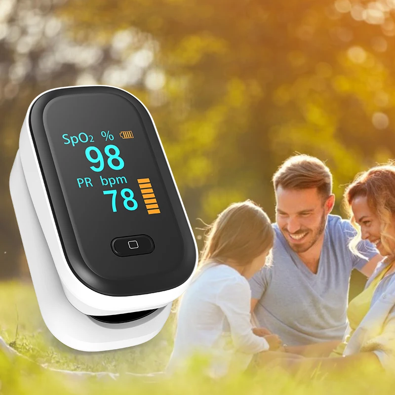 Blood Oxygen Saturator Oxymeter Medical Fingertip Pulse Oximeters Spo2 PR Heart Rate Monitor OLED Household Display | Красота и