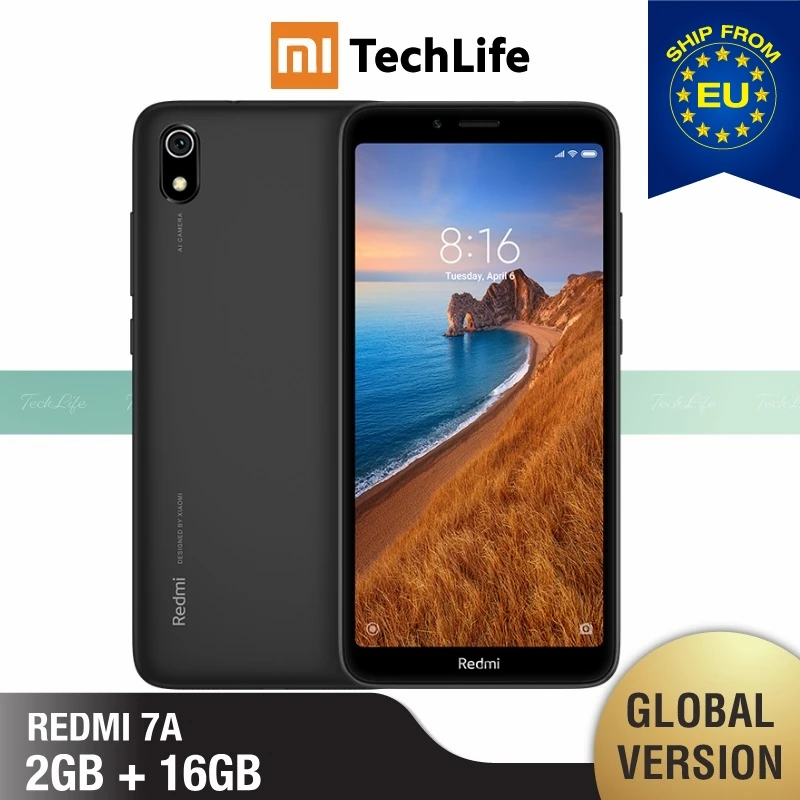 Глобальная версия Xiaomi Redmi 7A 16 Гб ROM 2 RAM (абсолютно новая/запечатанная) redmi 7a
