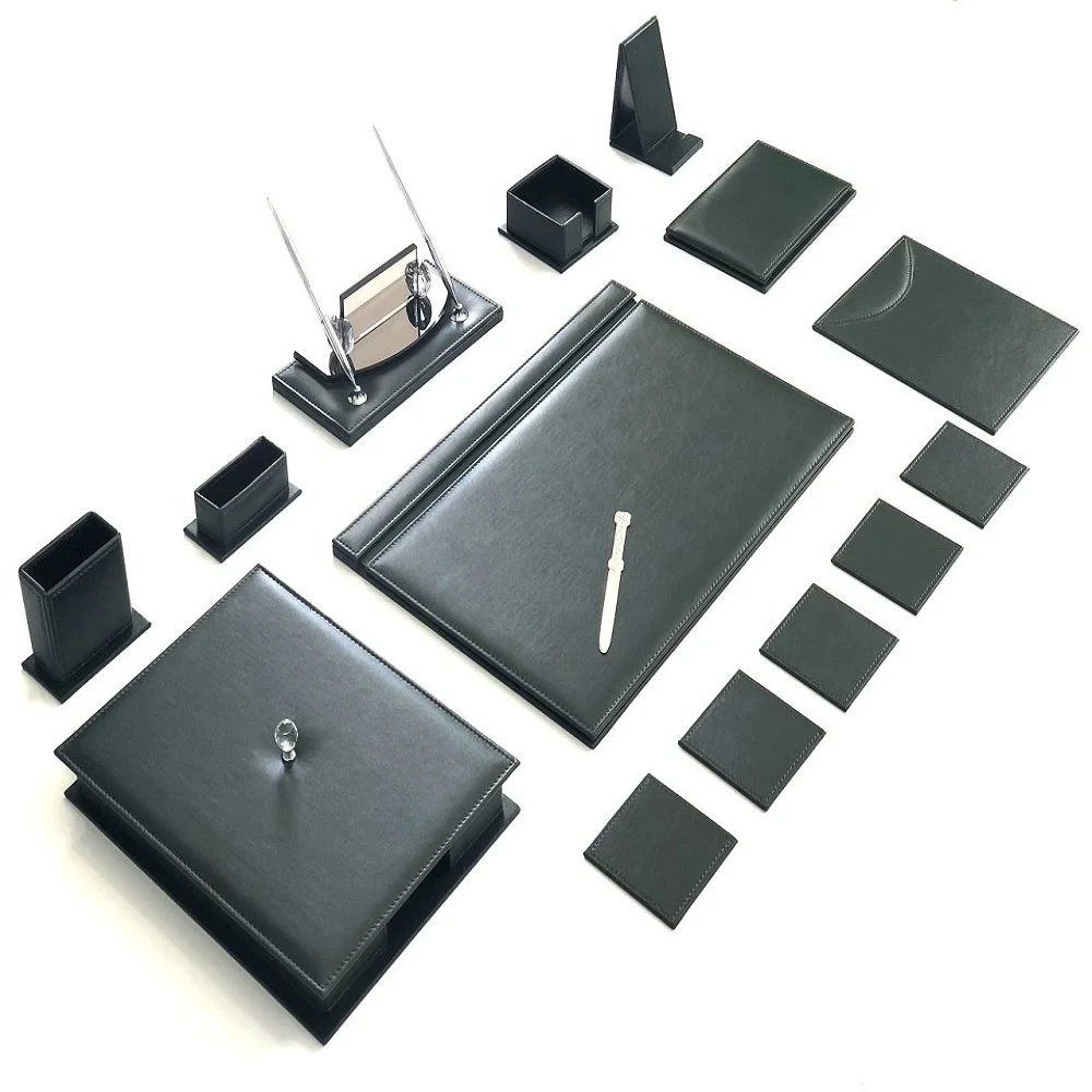 online Cor Verde Mesa De Escrit贸rio De Neg贸cios Couro Esteira Conjunto Organizador Acess贸rios (material De Escrit贸rio, Conjunto De Mesa De Escrit贸rio,)