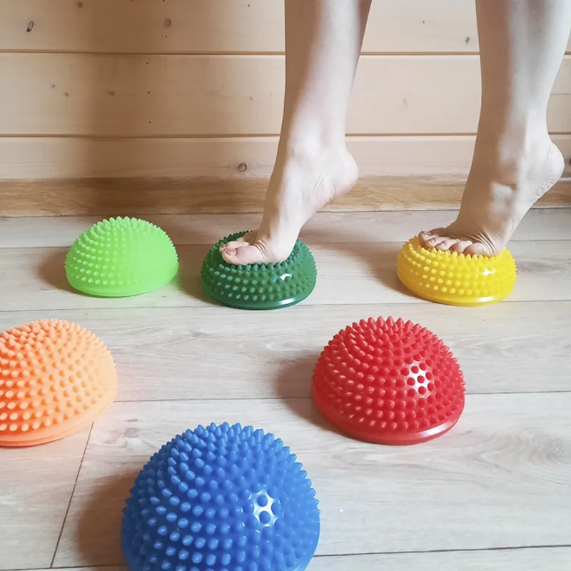 Полусфера массажная Йога половина мяча массажные мячи для ног Пилатес фитнес