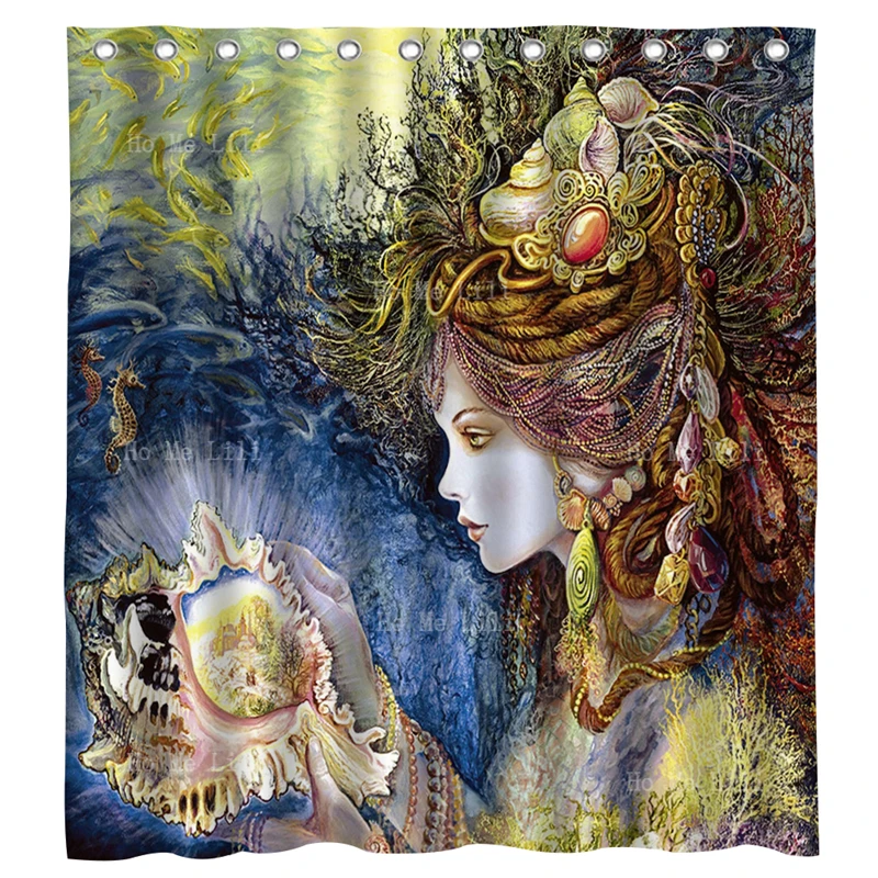 

The Mother Of Sea Not Dead Bird Phoenix And London Tattoo Girl Pattern Design Polyester Fiber Shower Curtains By Ho Me Lili