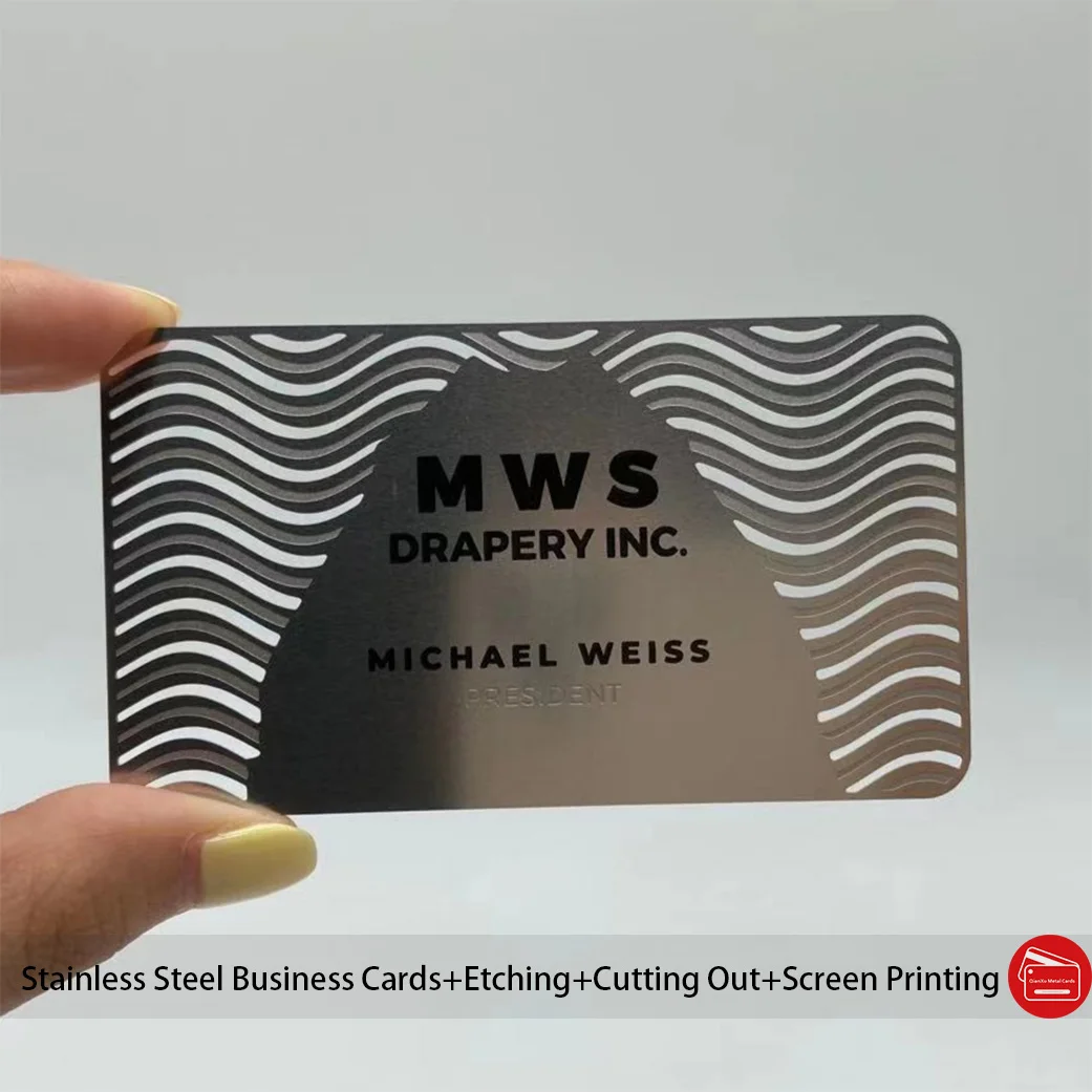 (100pcs/lot)cheap stainless steel metal membership cards | Business Cards