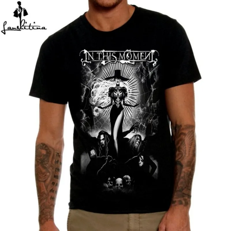 

Hot Sale fashion shirt Men T-shirt zumi8 In This Moment ria Brink of Metal T-Shirt