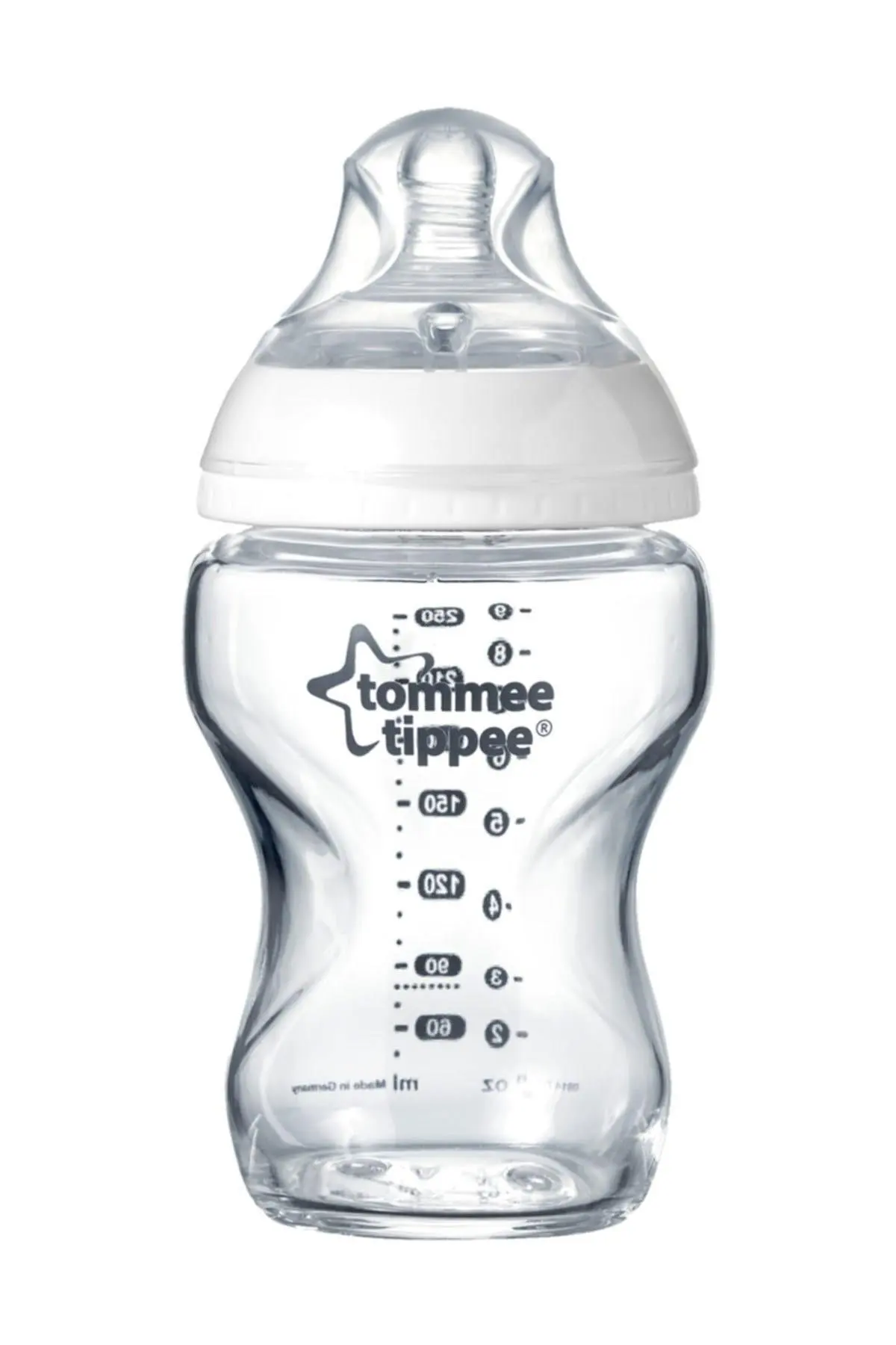 Tommee Tippee Transparent Feeding Bottle 250ml
