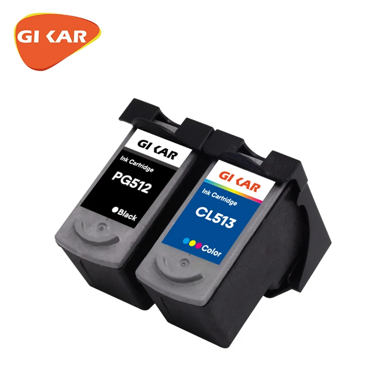 

GIKAR Reman Canon Printer Ink Cartridge PG512 CL513 PG-512 CLI-513 for CanonPixma mp230 mp250 MP240 MP270 MP480 IP2700