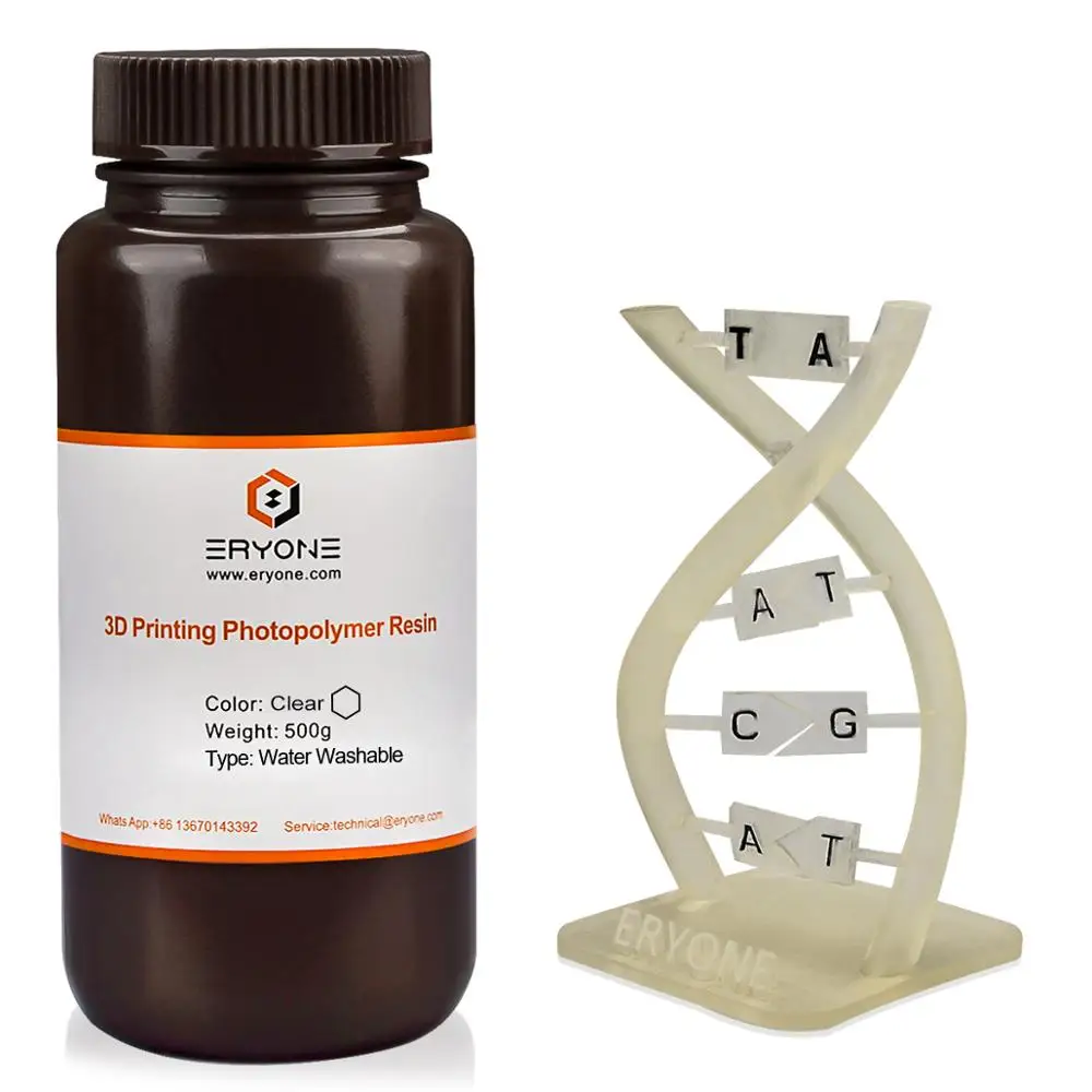 Моющаяся в воде УФ смола эриона нм для отверждения фотополимера 3D принтера DLP/ЖК