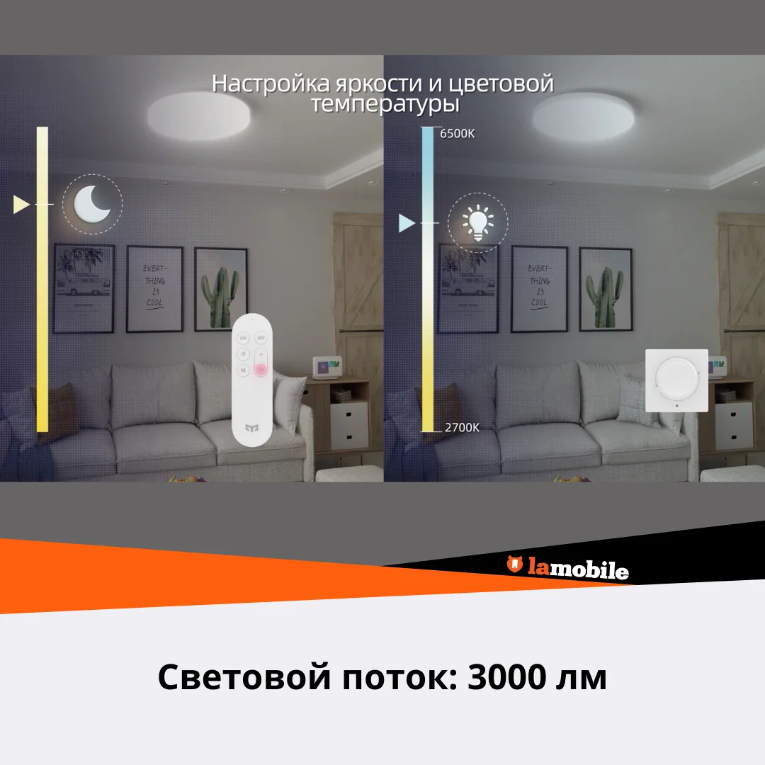 Умный потолочный светильник Yeelight Arwen Ceiling Light 550S (YLXD013-A) | Освещение