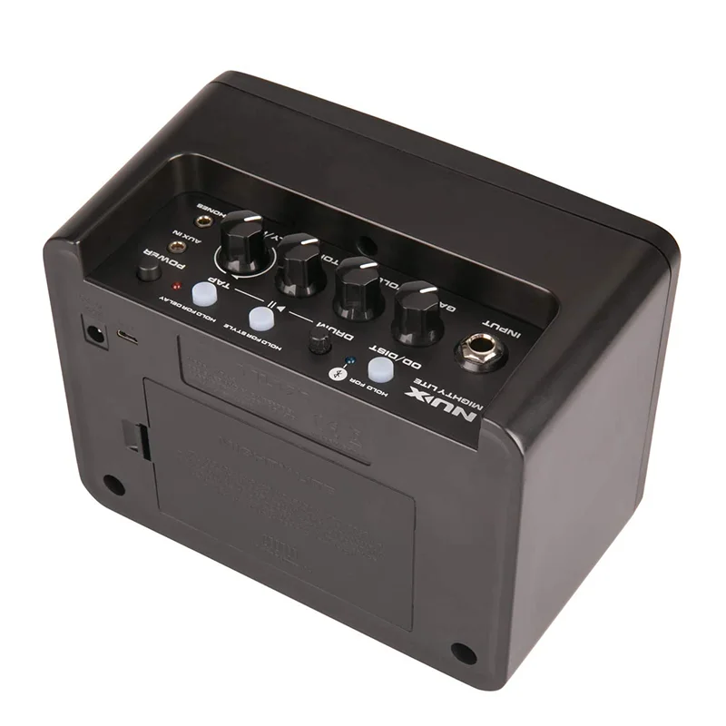 nux mächtigen lite bt gitarre verstärker mini tragbare modellierung verstärker mit bluetooth für akustische elektrische gitarre fr
