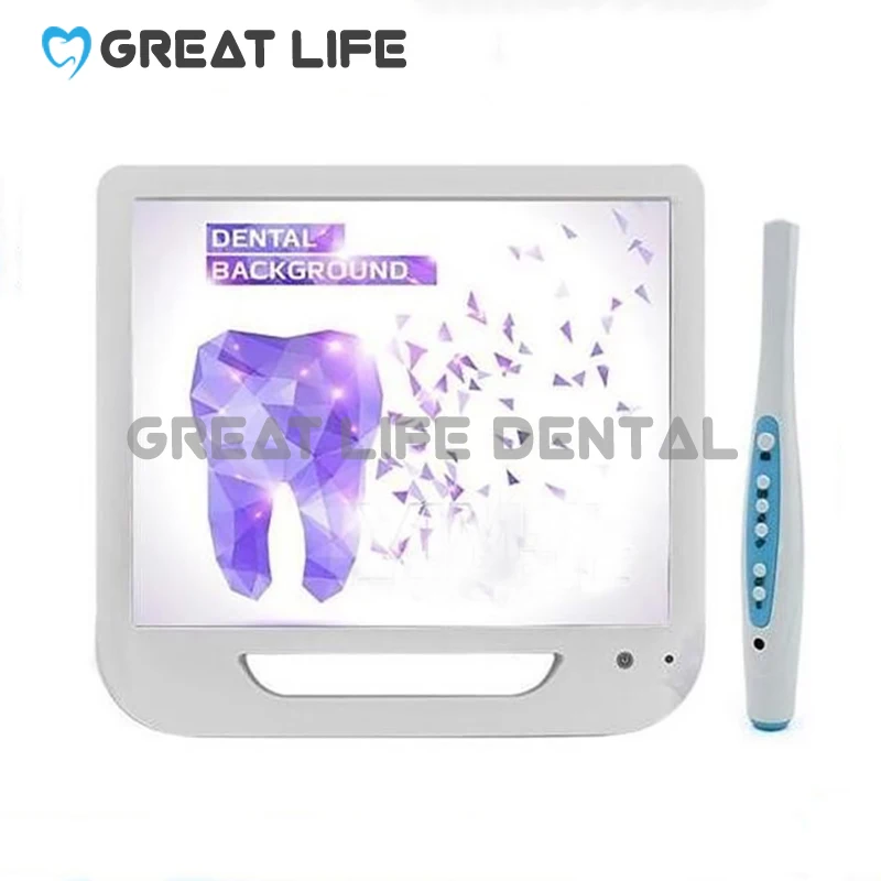 

Tools Intraoral Camera Wifi Intra Oral 6 LED Light 17 Inch Monitor USB Output Option 5.0 Mega Endoscope Chamber