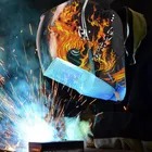 Сварочная маска с автоматическим затемнением, регулируемый диапазон MIG MMA, электрическая Сварочная маска, шлем с черепом, линзы для солнечной сварки, паяльный инструмент