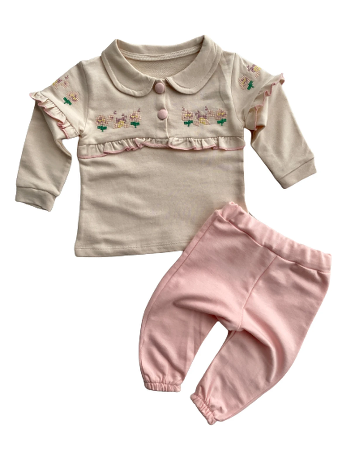 Newborn Baby Girl Clothing Outfits  2pcs  Spring Toddler Baby Boy Girl Casual Tops Sweater + Loose Trouser  Fashion Baby Clothes