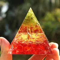 tree of life orgone pyramid energy chakra reiki meditaiton tool peridot and red crystal ptsd orgone orgonite accumulator