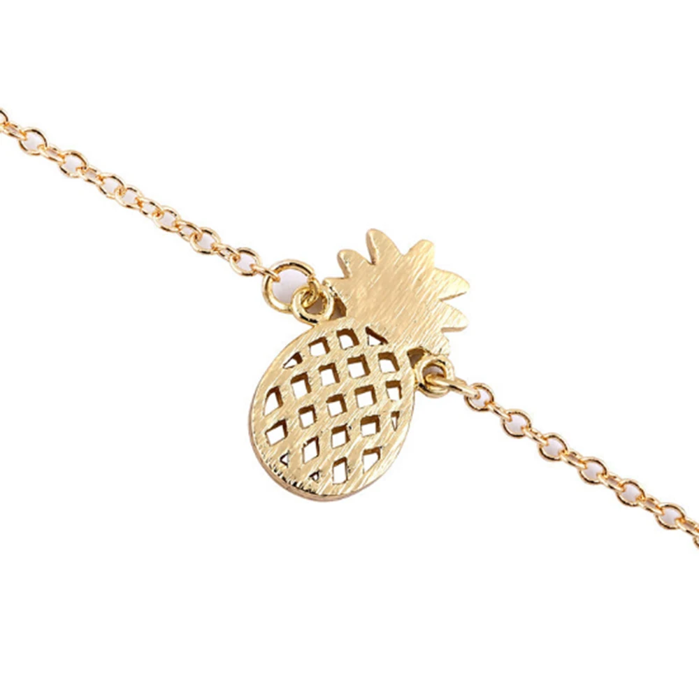 

Women Minimalism Bracelet Hollow Out Pineapple Bracelet Gold Sliver Pineapple Bracelet Daint Bracelet Jewelry Gifts For Women