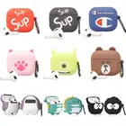 Новый чехол для Airpods 3, силиконовый милый мягкий чехол для наушников Apple Airpods 3, комплект для очистки 3rd airpods, защитная наклейка, защитная пленка