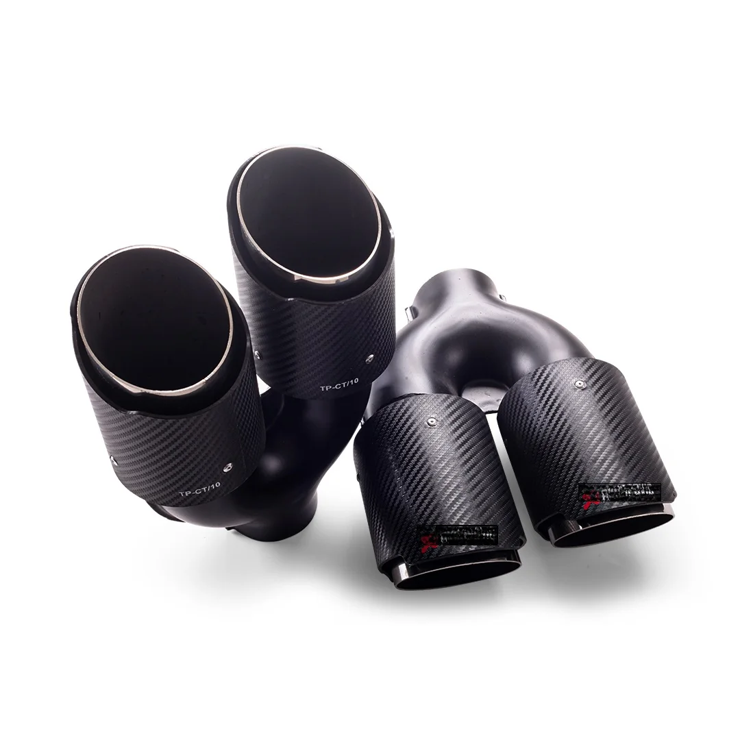 

Exhaust Tip-Pipe Carbon Dual Left and Right 90 mm