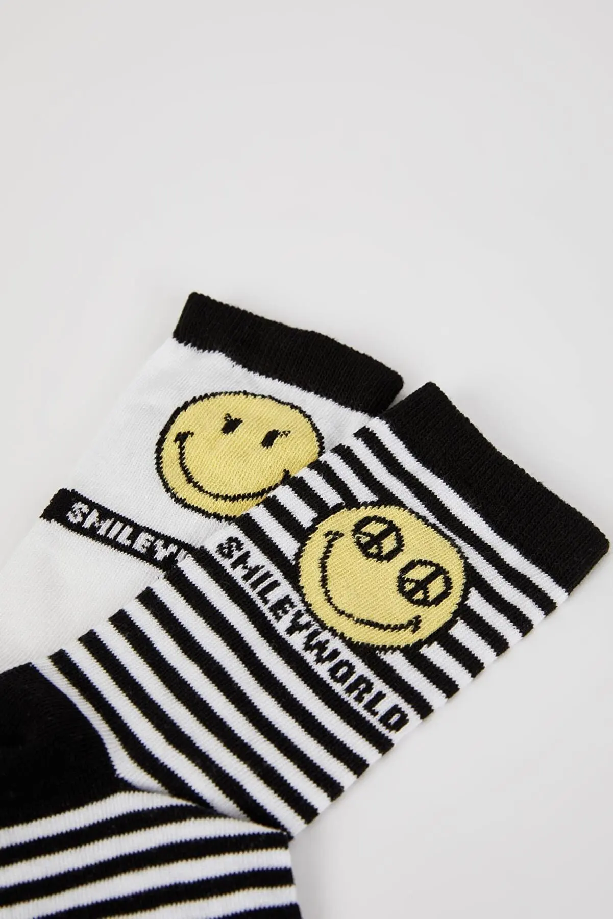 Women's Smileyworld Licensed Cotton 2-Pack Long Socks