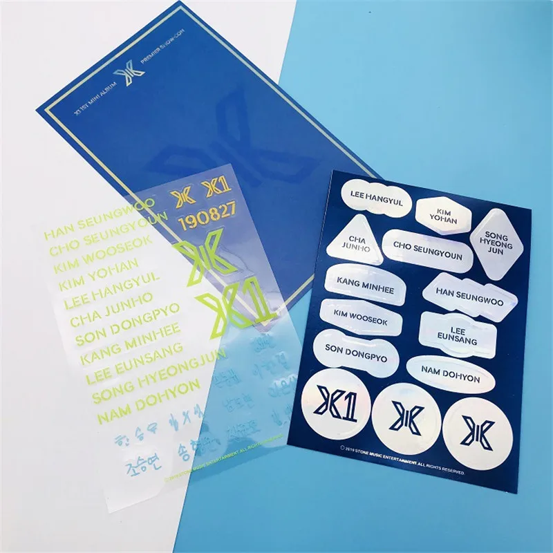 X1 Stickers NAM DO HYON HAN SEUNG WOO KIM YO CHA JUN HO SON DONG PYO Fly High QUANTUM LEAP DIY Scrapbooking Memo Pad | Канцтовары для