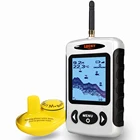 Lucky FFW718 портативный беспроводной рыболокатор, датчик для зимней рыбалки на лодке, угол обзора 90 градусов, дальность действия 100 м, русский язык # C3