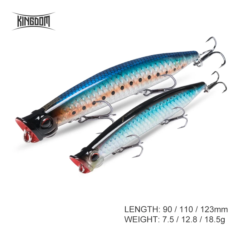 Наживка для рыбы Kingdom Topwater 123 мм 18 5 г 110 12 8 90 7 жесткая искусственная наживка