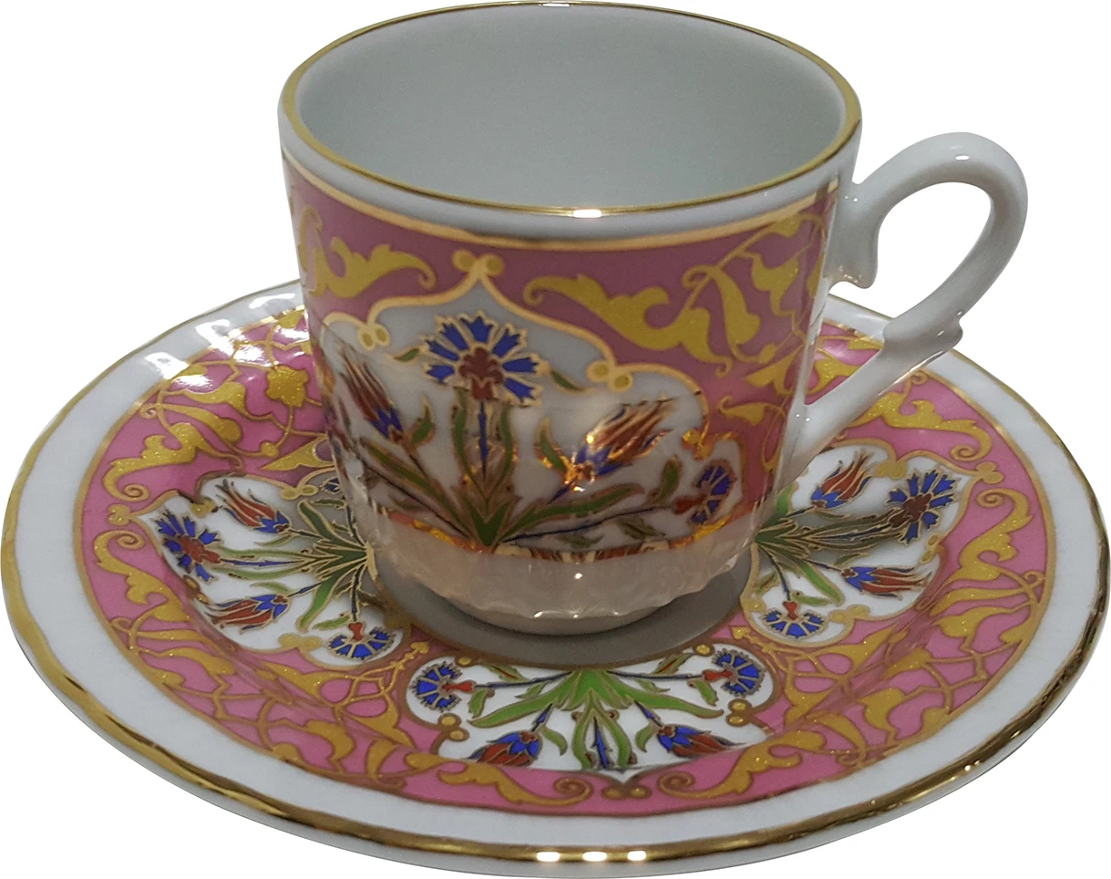 

Набор фарфоровых кофейных чашек, кофейная посуда, розовая чашка и блюдце, кружка, набор кофейных кружек