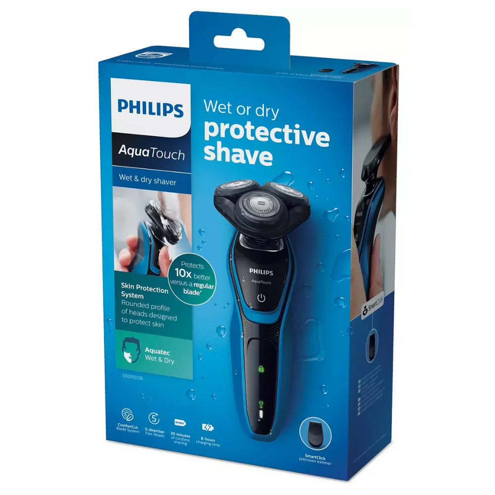 электробритва Philips AquaTouch S5050 бритва машинка для стрижки триммер мужчин