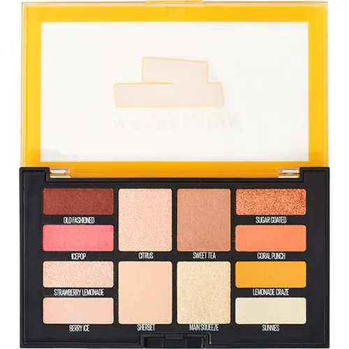 Палитра Maybelline New York Lemonade Craze | Макияж теней для век