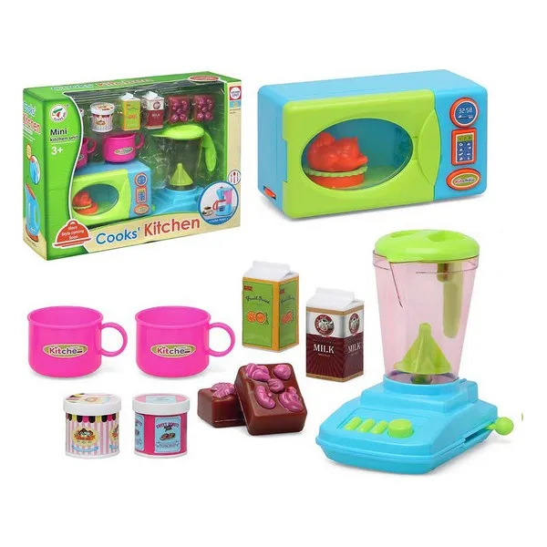 Игрушка бытовая техника набор кухонных принадлежностей зеленый синий|Другие
