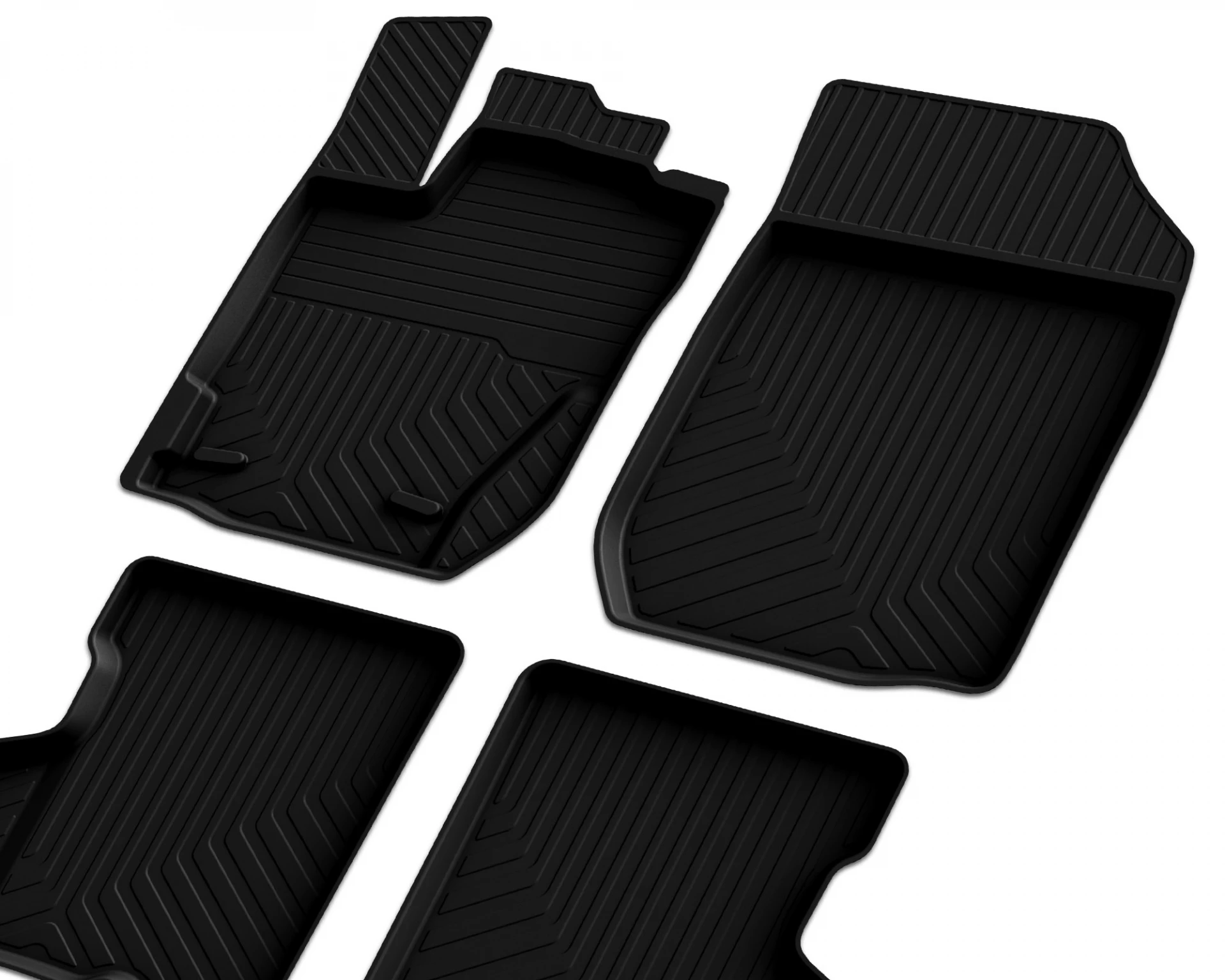 Для DACIA LOGAN модель автомобиля черный коврик резиновая Матовая Глянцевая