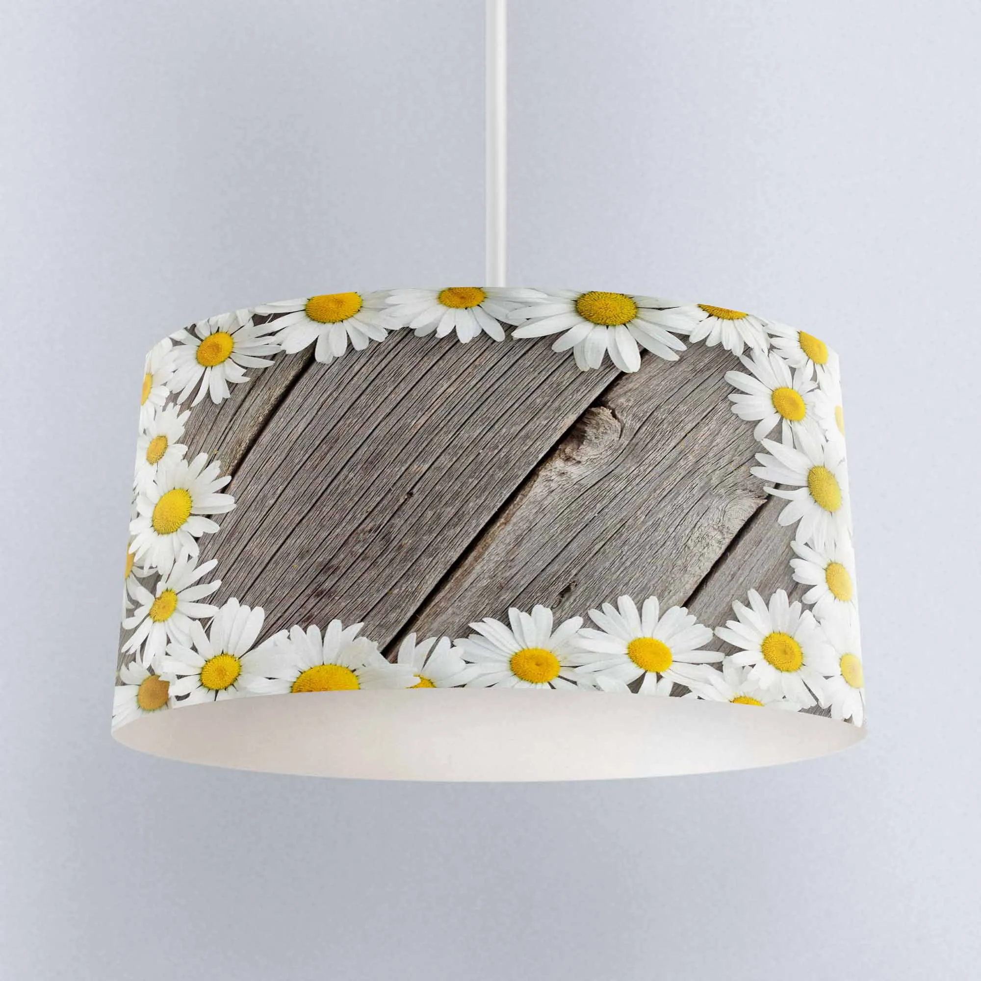 Еще серым древесным рисунком на цвет: желтый белый Дейзи цифровые печатные