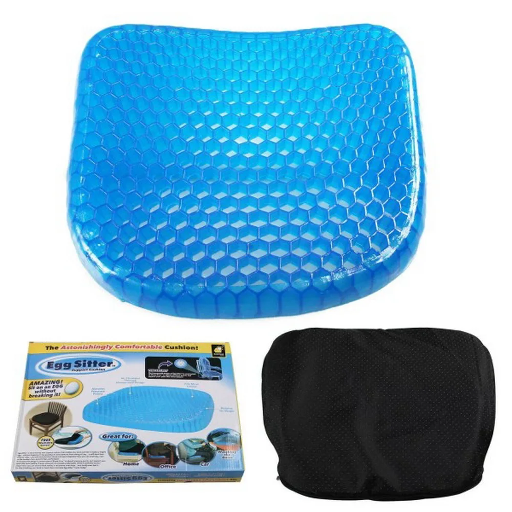 Гелевая массажная подушка на сидение для снятия напряжения Egg Sitter со съемным