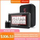 Диагностический сканер MUCAR VO6 Obd 2, профессиональный прибор для диагностики автомобиля, с 28 переключателями