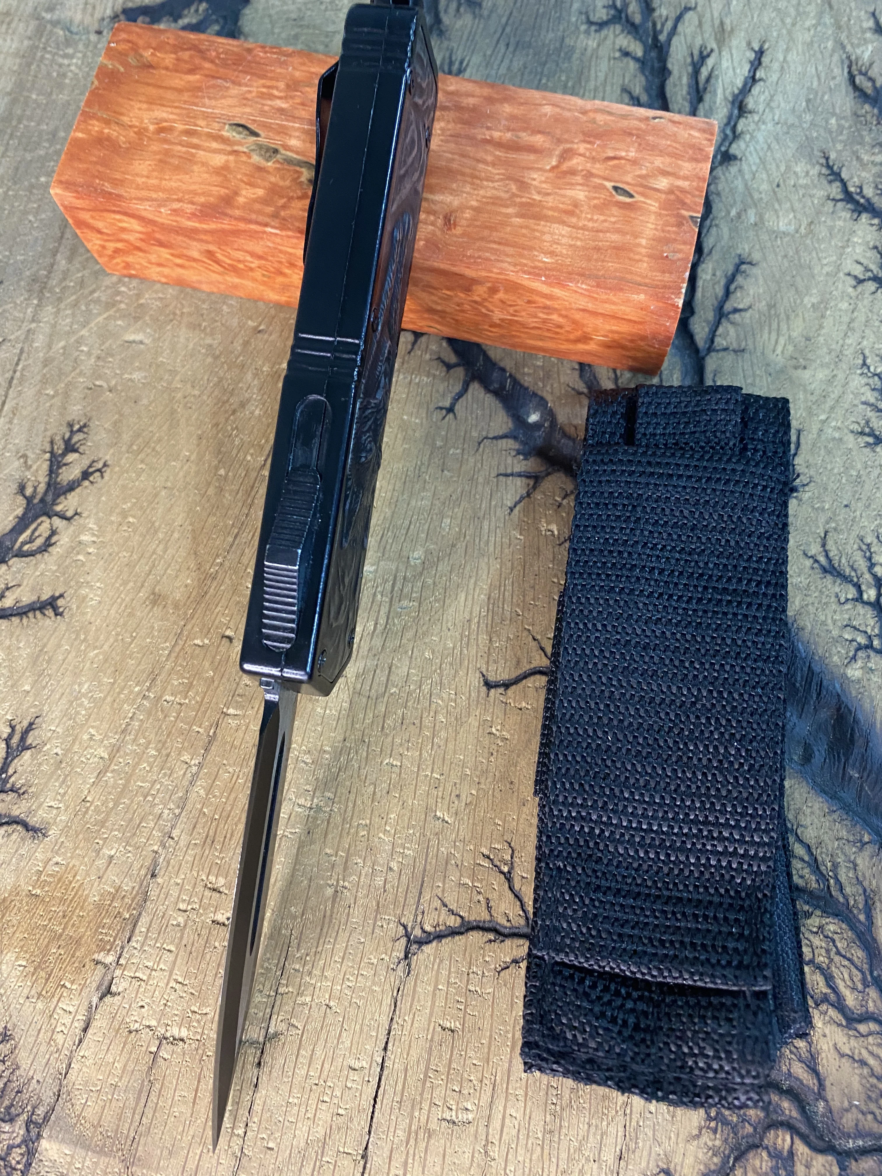 Нож автоматический выкидной microtech волк|Ножи| |