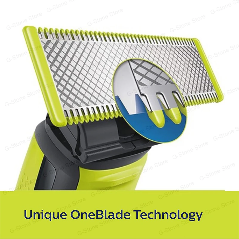 ORIGINAL Philips OneBlade QP2510 Электробритва Перезаряжаемая водонепроницаемая моющаяся