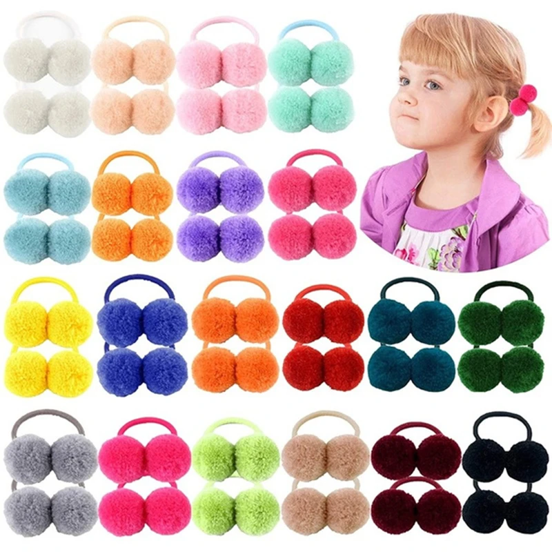 Gomas elásticas para el pelo para niña y niño pequeño, cintas de goma para el pelo, sujeción para Coleta, accesorios para el cabello, 20 piezas