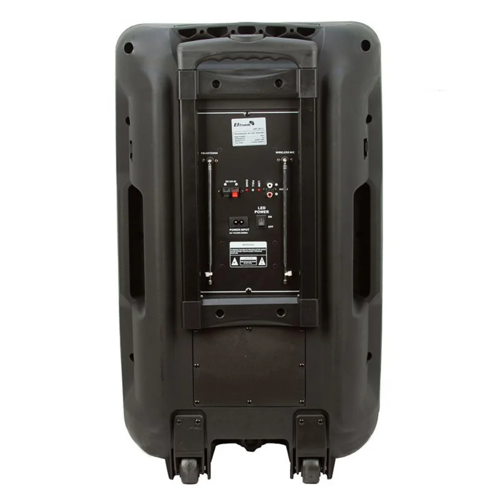 Беспроводная колонка ELTRONIC 20-11 CRAZY BOX 15&quot NEW акустика 80 Ватт с караоке микрофонами