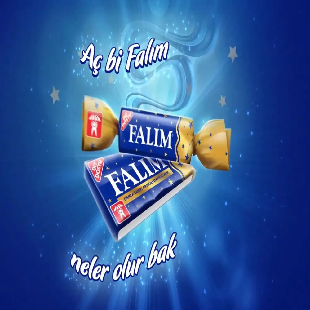 

Жевательная резинка Falim sugarless, без сахара (7x5 шт. в упаковке), 35 десен, подарочный вариант