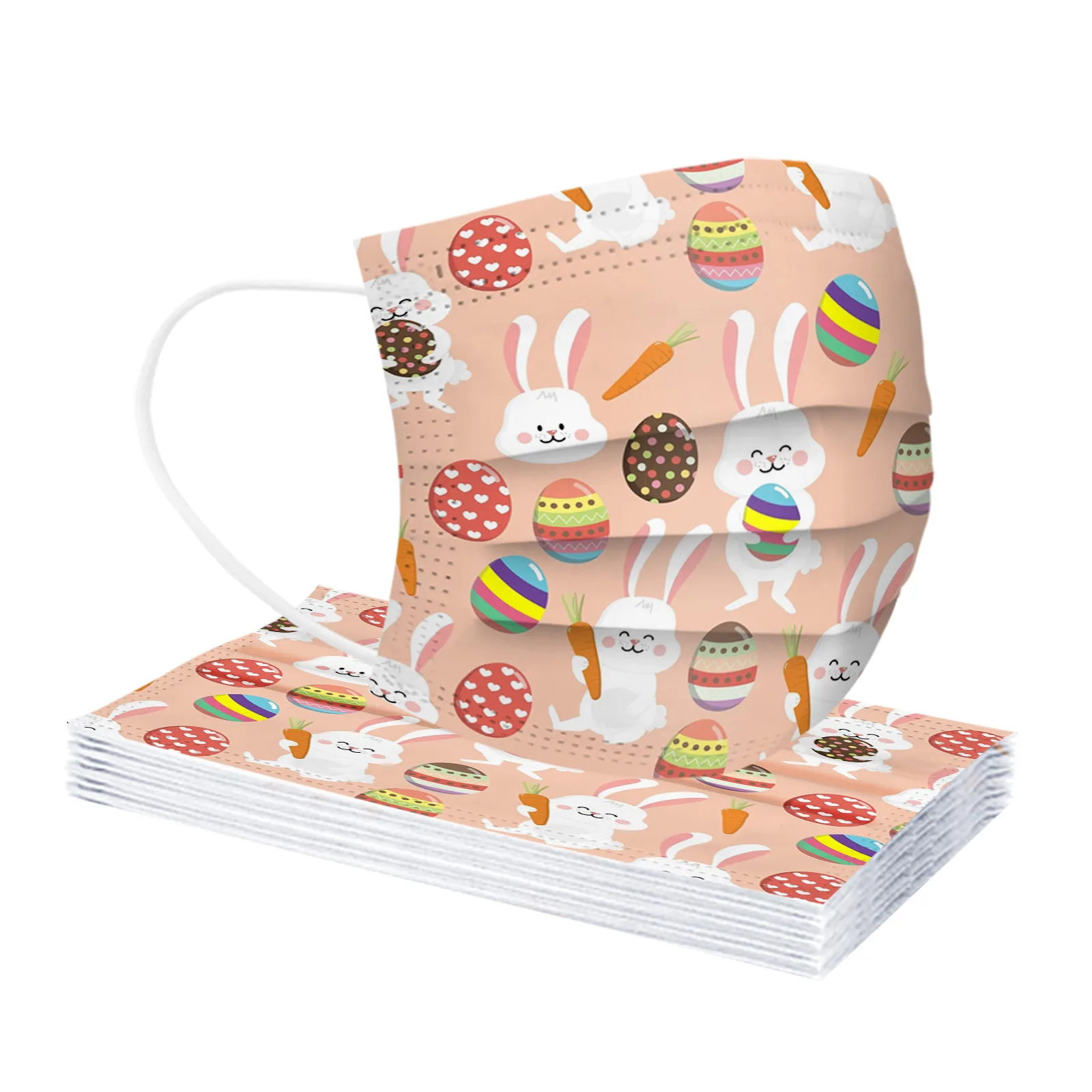Маска для взрослых на Пасху 10 шт. одноразовая улицы высокое качество дышащая 3