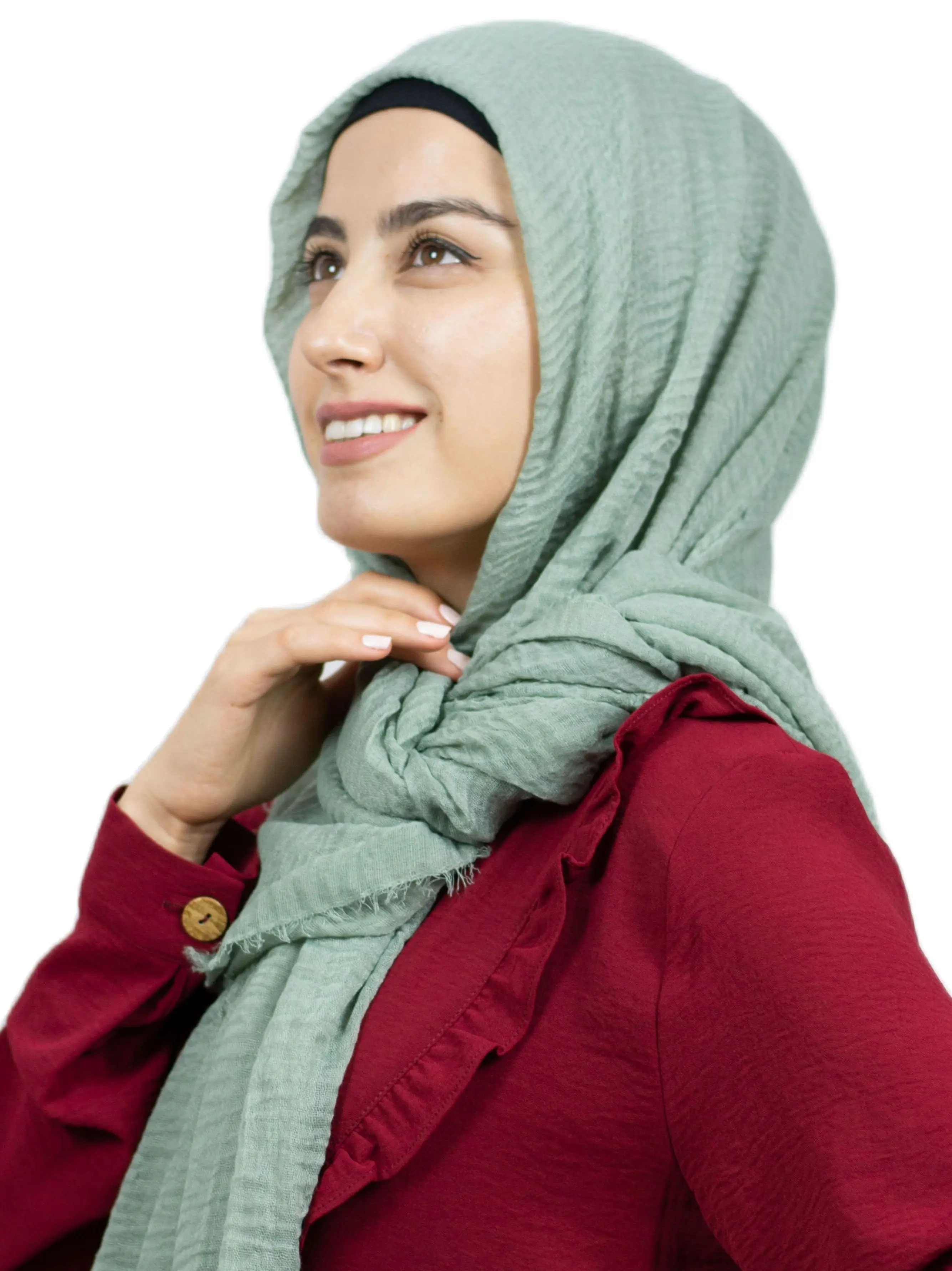 

2021 New Women Muslim Shawls Hijab Quality Chiffon Thin Cotton Luxury Combing Medina Silk Mio Jazz Twill Desing