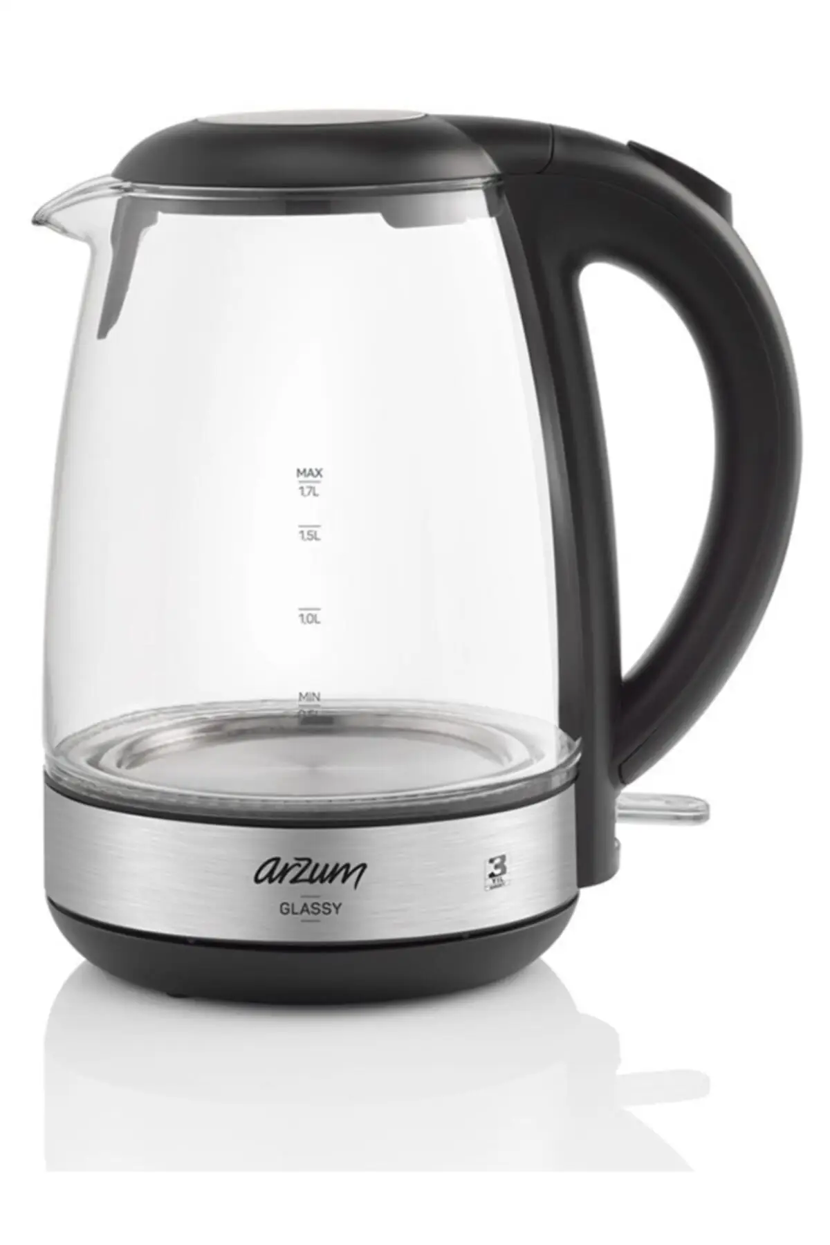 

Стеклянный чайник Arzum Ar3071