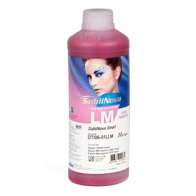 Чернила сублимационные Inktec DTI01-01LB DTI02-01LC DTI03-01LM DTI04-01LY DTI05-01LLC DTI01-01LLM 1 литр - купить по