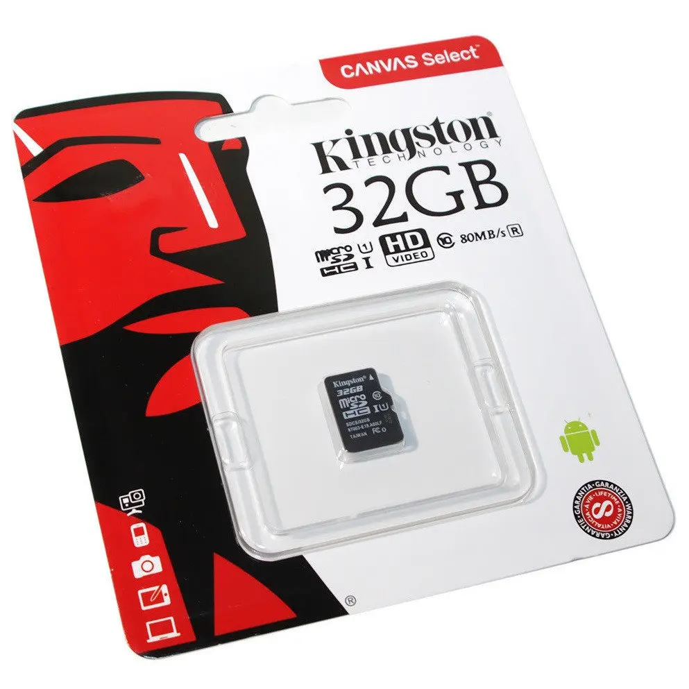 100% Оригинал Kingston Карта Micro Sd Class10 TF card16gb 32 ГБ 64 128 80 МБ/с. карты памяти для телефона и